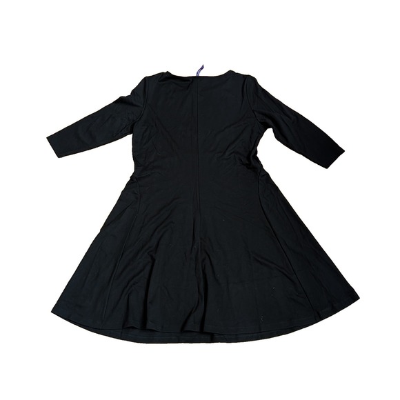 Seraphine Maternity Black Dress Boatneck Ponti Dress Size 12, 3/4 sleeve, NWT - Picture 8 of 12